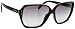 Prada Sunglasses Pr 16Ms 1Ab3M1 Gloss Black Gray Gradient