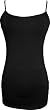 Stretch Cotton Camisole Tank Top Junior Plus Size