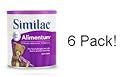 Similac Alimentum Hypoallergenic Baby Formula Powder w/ Iron 1LB 454g (Pack of 6)