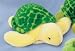 Plush Turtle with Removable Shell 5"