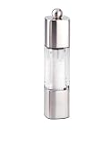 Cole Mason Manhattan Pepper Mill Clear Stainless Steel