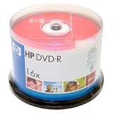 HP 16x Write-Once DVD-R - 50 Disc Spindle - Model DM00044XM DVD