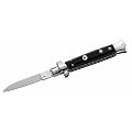 Klassisches Springmesser, AISI 420, schwarz von Herbertz - Ab 18 Jahren erlaubt