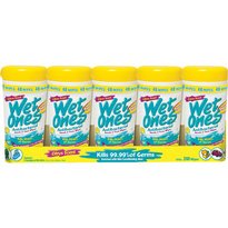 Wet Ones Antibacterial Wipes 48 Count, 5 pk