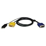 P776-006 6ft KVM Switch USB 2-in-1 Cable Kit, 6'