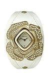 Fossil Dress Collection Leather Cuff White Dial Women's watch #ES2822