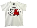 Year of the Rat Organic White Toddler Tee
