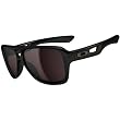 Oakley Dispatch II Men's Lifestyle Designer Sunglasses w/ Free B&F Heart Sticker Bundle - Polished Black/Grey