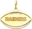 14K Gold NFL Oakland Raiders Football Charm