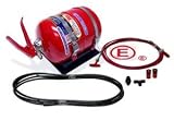 SPA 2.25 Liter AFFF Mechanical Fire System - Includes 2 Nozzles - 1 Tee - 12 Ft. Decabon Tubing - 1x6 Ft. Pull Cable - 1x12 ft. Pull Cable - 1.125 to Cockpit - 1.125 to Engine Bay - Charged to 7 Bar