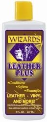 Wizards Products (WIZ66319) Leather Plus Leather Conditioner, 8 oz Bottle, Preserves and Protects Leather, Vinyl and Naugahyde