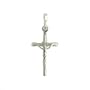 Italian Sterling Silver .925 christian crucifix cross jesus Pendant/Charm