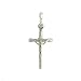 Italian Sterling Silver crucifix cross Pendant/Charm