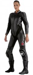 DAINESE DOMINIA LADY BLACK LEATHER SUIT! eur-44