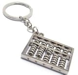 (Price/Piece) Alice Abacus Keyring - Counting Beads Really Move, Unique Gift For Woman