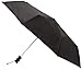 totesport Auto Open Close Compact Umbrella, Black, One Size