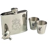 Review Liverpool FC  / Liverpool Boxed Hip Flask Set