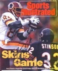 Gary Clark Autographed/Hand Signed Sports Illustrated Magazine (Washington Redskins)
