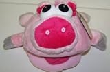Vo-Toys Bite Me Big Mouth Pig with Sound Chip 7in Dog Toy