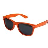 Classic Orange Wayfarers with Dark Lens