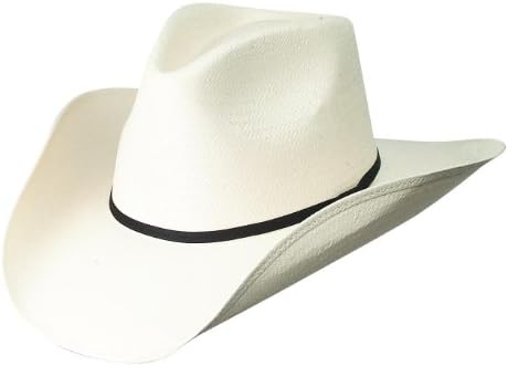 Dorfman Pacific Mens Canvas Vintage White Cowboy Hat