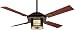  : Cosmopolitan P4M55H Bungalow Fan - Remote Amber Bronze Ceiling Fan 56