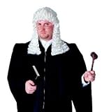 Deluxe White Judge Wig - One Size