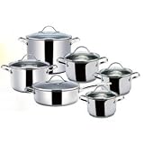 Frank Moller 13 Piece 18 10 Stainless Steel Cookware Set