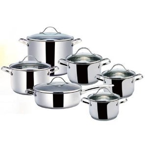 Frank Moller 13 Piece 18 10 Stainless Steel Cookware Set product image