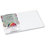 Peacock Construction Paper, 12"X18", Bright White, 50 Sheets