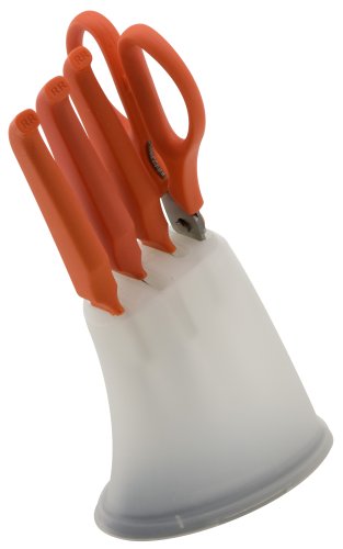Furi Rachael Ray Gusto-Grip Basics Line Clean Store 5-Piece Knife Set with Block