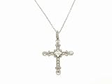 Platinum and Diamond Cross by Lucie Campbell