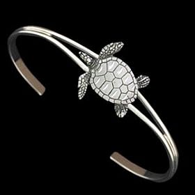 Earth Song Diamond Cut Bracelet - Turtle - Earth Song Diamond Cut Bracelet - Turtle