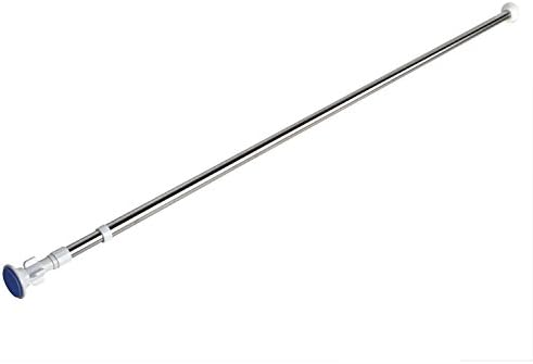 Telescopic Extendable Stainless Steel Curtain Rods Poles Rails (130-240cm)