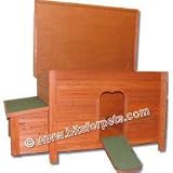 Wooden Chicken Coop House and Ramp