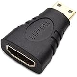 Cable Matters Gold Plated Mini HDMI to HDMI Male to Female Adapter
