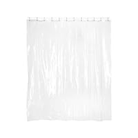 No Mildew Shower Curtain Liner - Clear