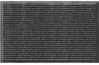 Utility Mats Apache Rib Doormat - Pepper Black