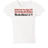Think about it - Politics and Elections Jr. Miss Fitted Tee