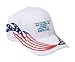 It's hard to be humble when you're a 49ers Fan Adult USA Flag Racing Flame Hat / Cap