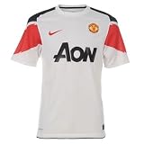 Nike Manchester United Away Shirt 2010 2011 Junior White 11-12 (LB)