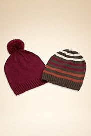 2 Pack Assorted Beanie Hats