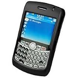 Blackberry 8300 / 8310 / 8320 / 8330 Curve Black Rubberized Coated Proguard- Retail Packaging