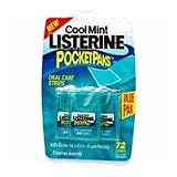 Listerine PocketPaks Oral Care Strips, Cool Mint, Each Pack 72 Strips, 6 Packs / Case