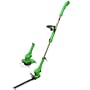 CEL PS1 POWERstick 12 Volt Lithium Ion Cordless Electric 10-Inch Dual Action Hedge Trimmer/10-Inch String Trimmer Combo