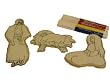 Color Your Own Nativity 3 Cookies