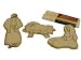 Color Your Own Nativity 3 Cookies