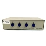SANOXY RJ45 Network 1 Input 4 Output 8P8C Manual Sharing Switch