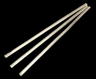 Glass Stirring Rod - 10" Long, 6 MM Diameter - 3 Pack by Pacific Star Corporation
