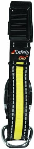 Dogs in Play Solar Powered YELLOW LED Lighted Dog Collar-Small - Environmentally Friendly, Powered by the Sun or Recharge on Your Computer....USB Cord Included!